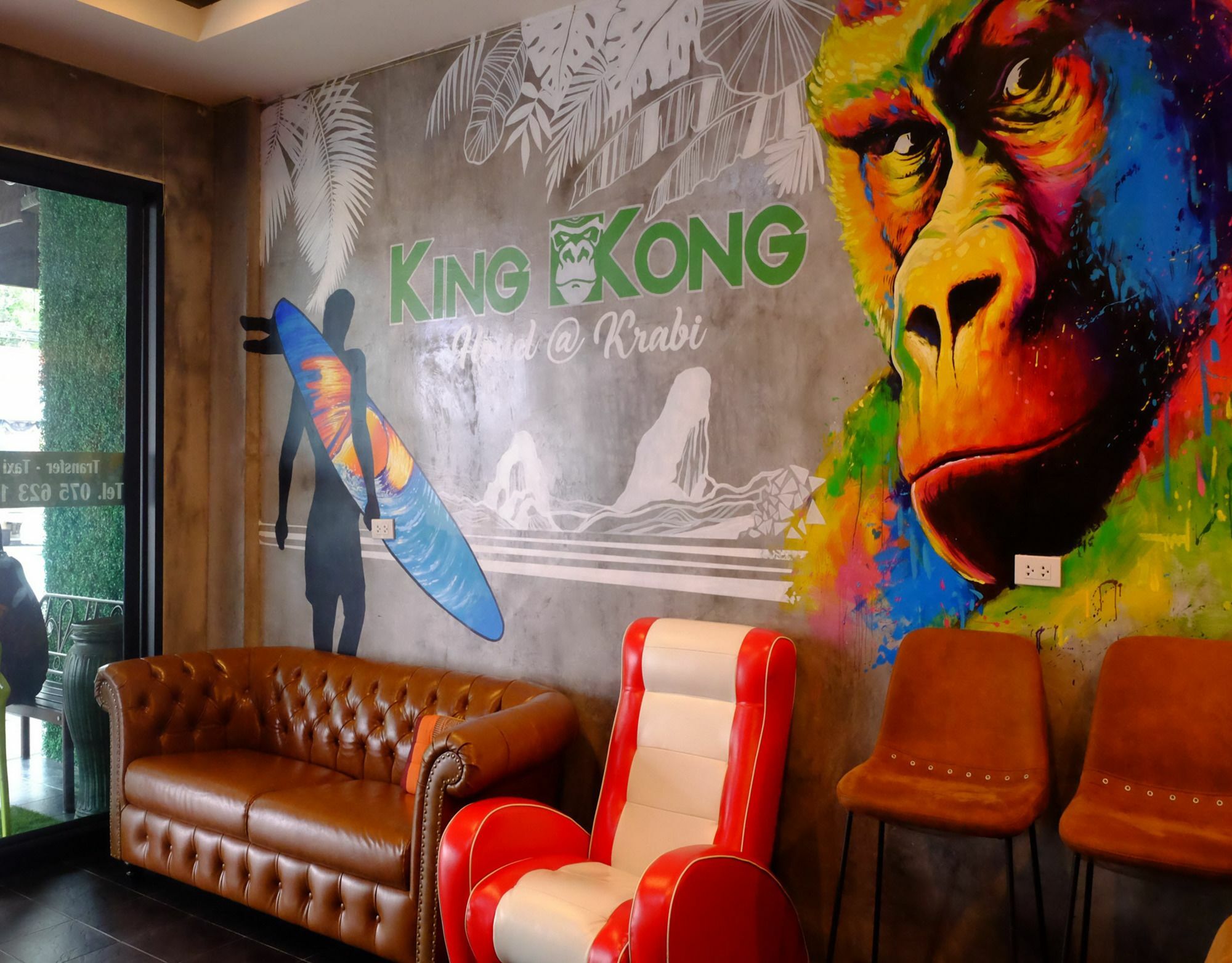 King Kong Hostel At Krabi town Eksteriør bilde